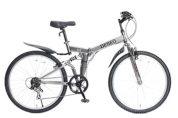 MOUNTAIN 折りたたみ自転車　26インチ Amazon | 折りたたみ 自転車 マウンテンバイク MTB DESEO 26